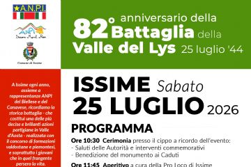 82o Anniversario BATTAGLIA DELLA VALLE DEL LYS