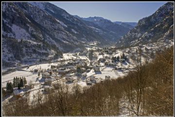 Il Capoluogo illuminato dal sole invernale<br>